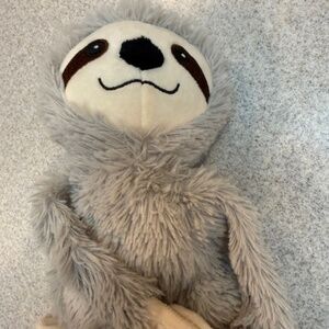 Warmies Microwaveable Sloth Plush Stuffed Animal Tan/Brown Small